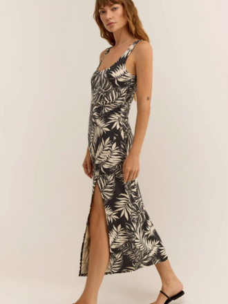 Z Supply Charcoal Palm Midi