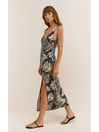 Z Supply Charcoal Palm Midi