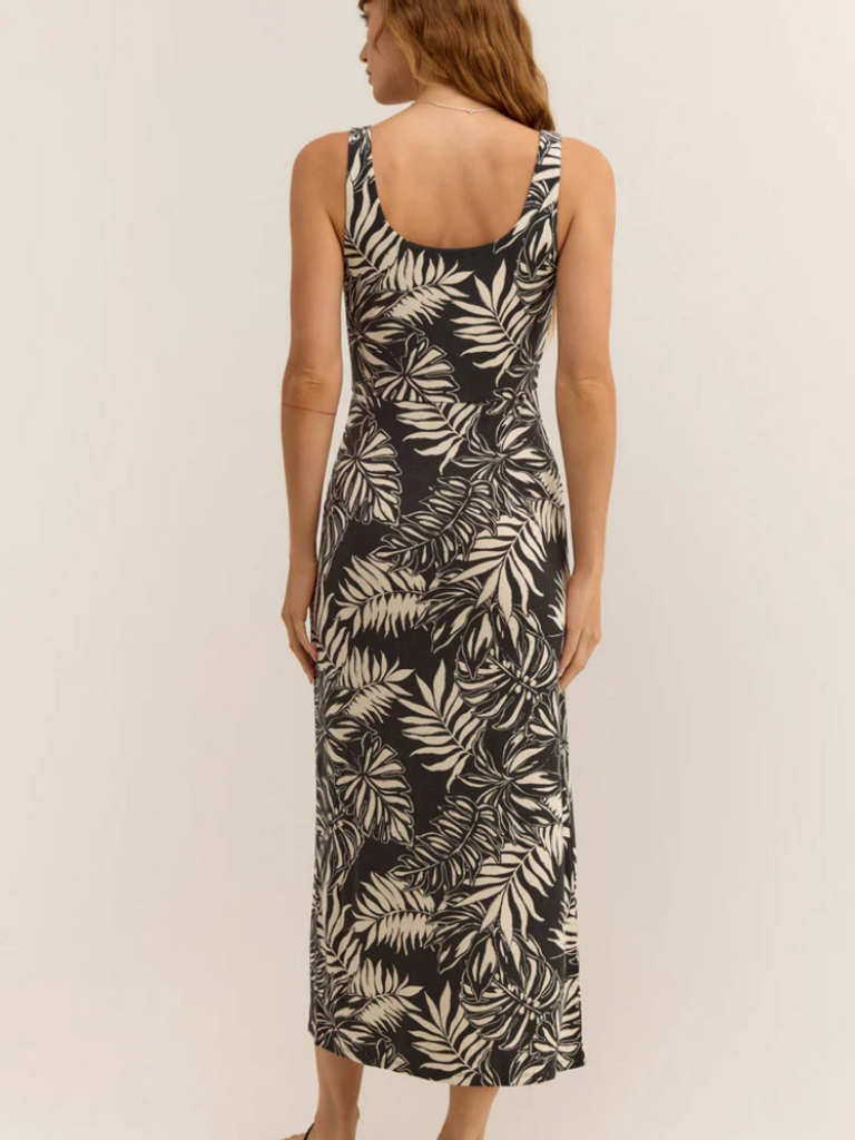 Z Supply Charcoal Palm Midi