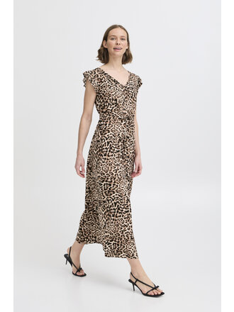 B. Young Leopard Frill Midi