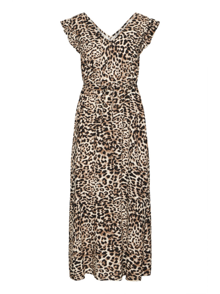 B. Young Leopard Frill Midi
