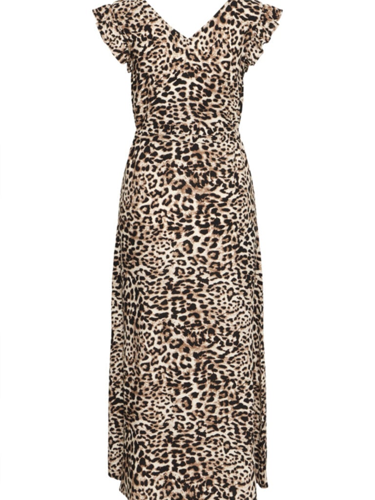 B. Young Leopard Frill Midi