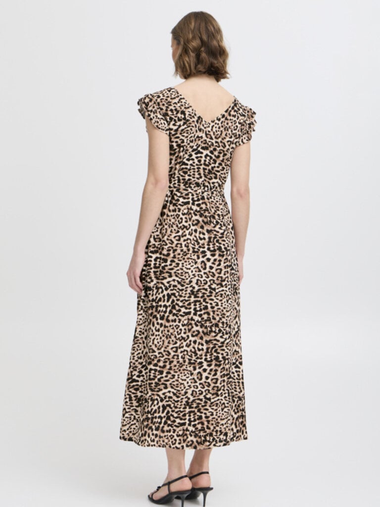 B. Young Leopard Frill Midi