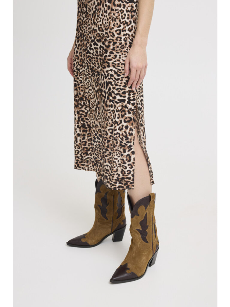 B. Young Leopard Slip Midi