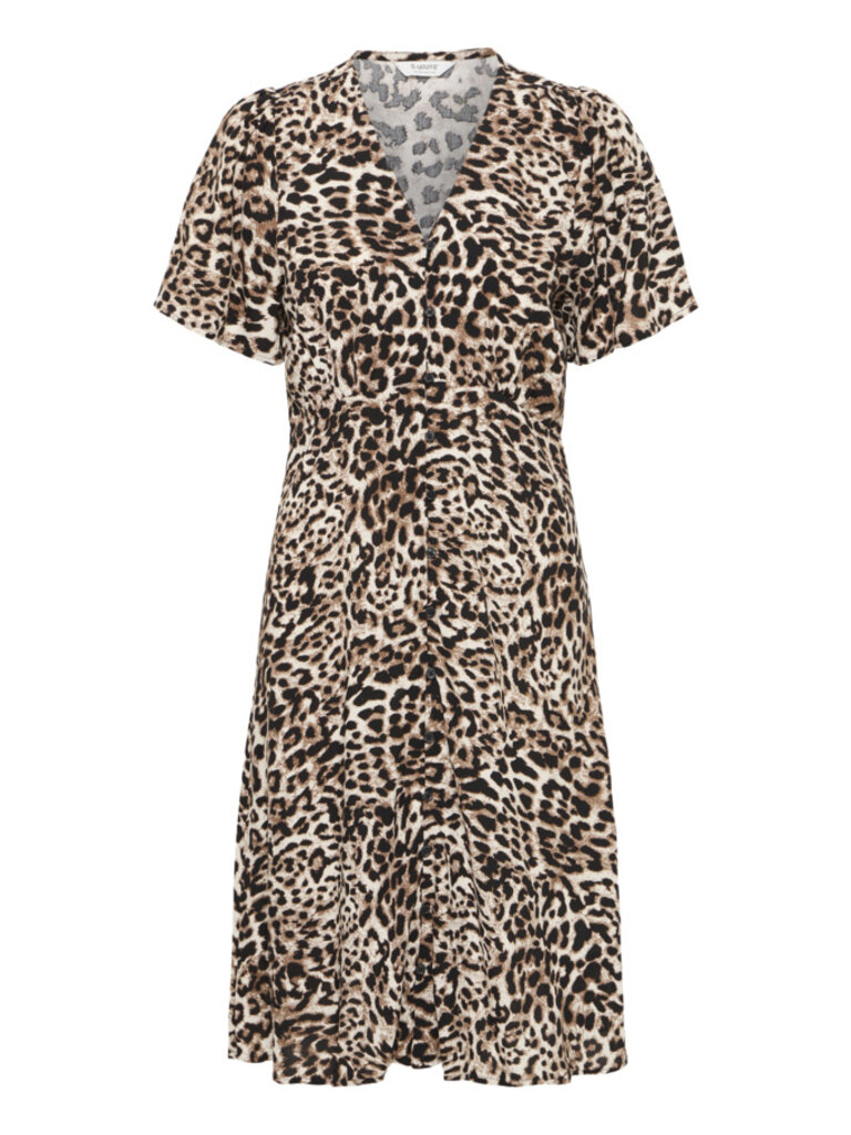 B. Young Leopard Button Midi