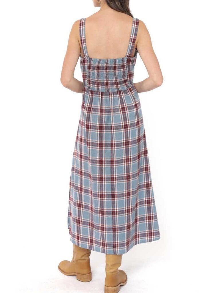 Sadie & Sage Laredo Plaid Midi