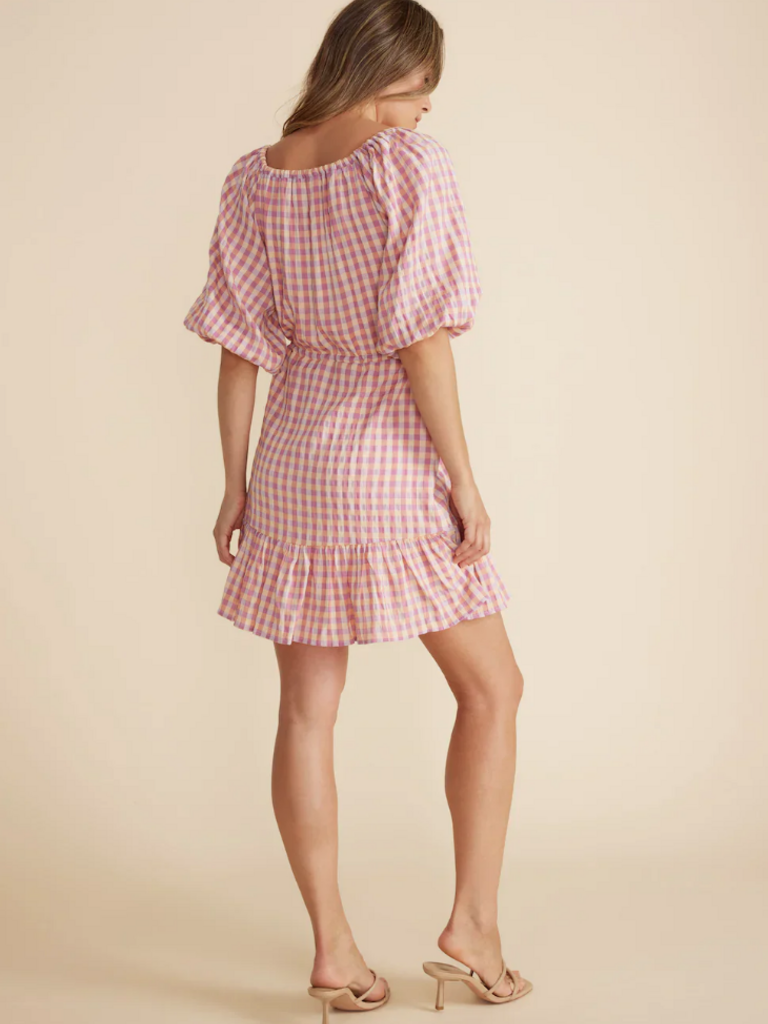 Mink Pink Pink Gingham Dress