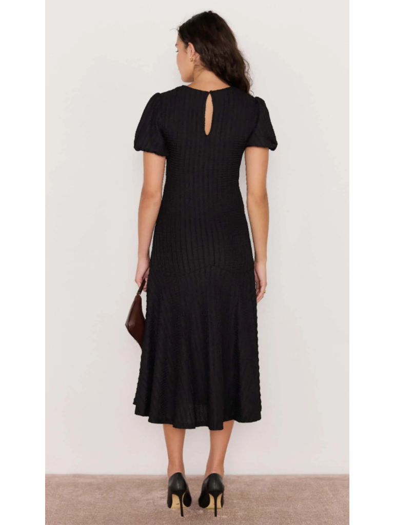 Mink Pink Crinkle Drop Waist Midi