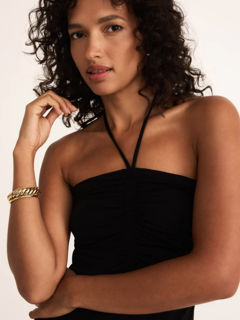 Z Supply Fitted Ruched Midi