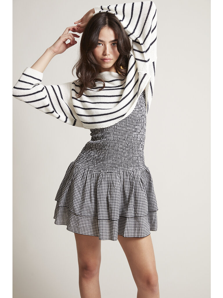 RD Style Check Smocked Mini