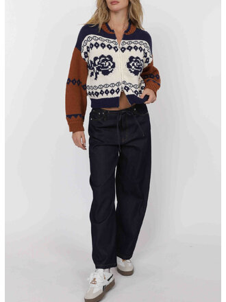 Sage The Label Aspen Zip Up Knit