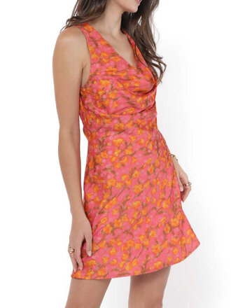 Sadie & Sage Pink Floral Fall Mini