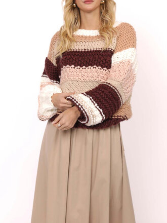 Sadie & Sage Burgundy Pecan Knit