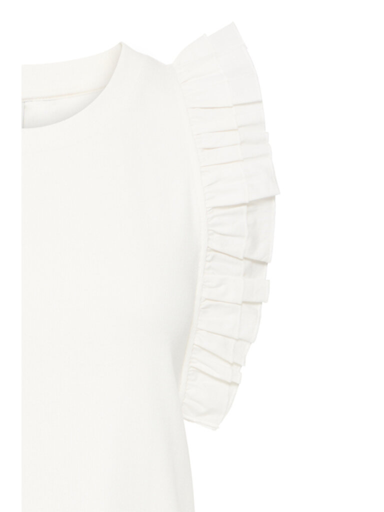 ICHI Frill Cream Tank