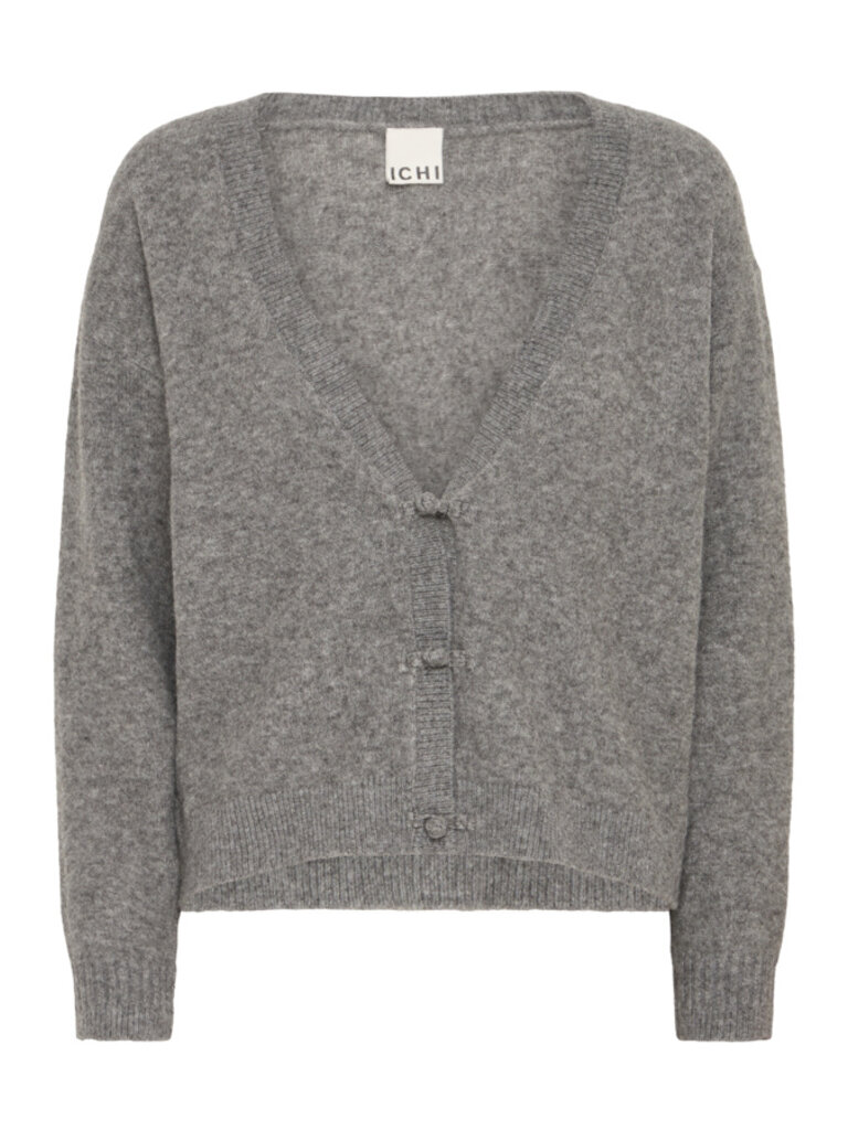 ICHI Dark Grey Cardigan