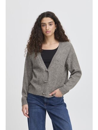 ICHI Dark Grey Cardigan