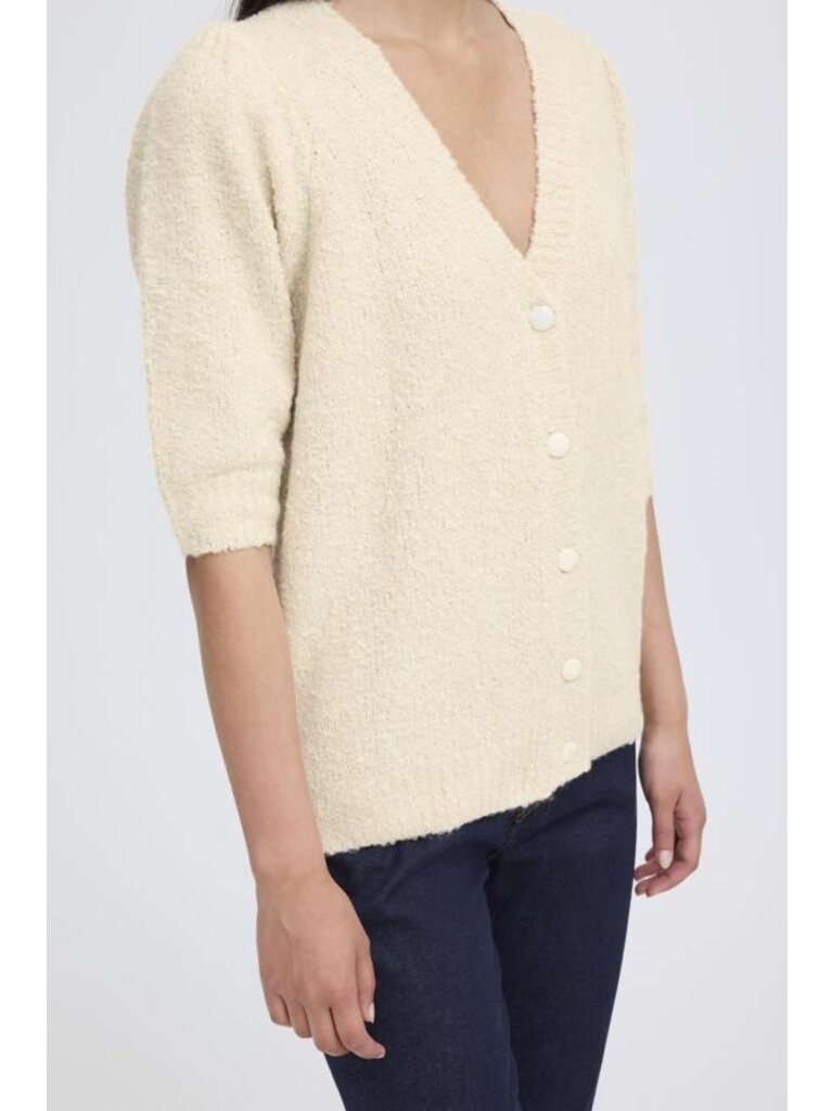ICHI Creamy Knit Cardi