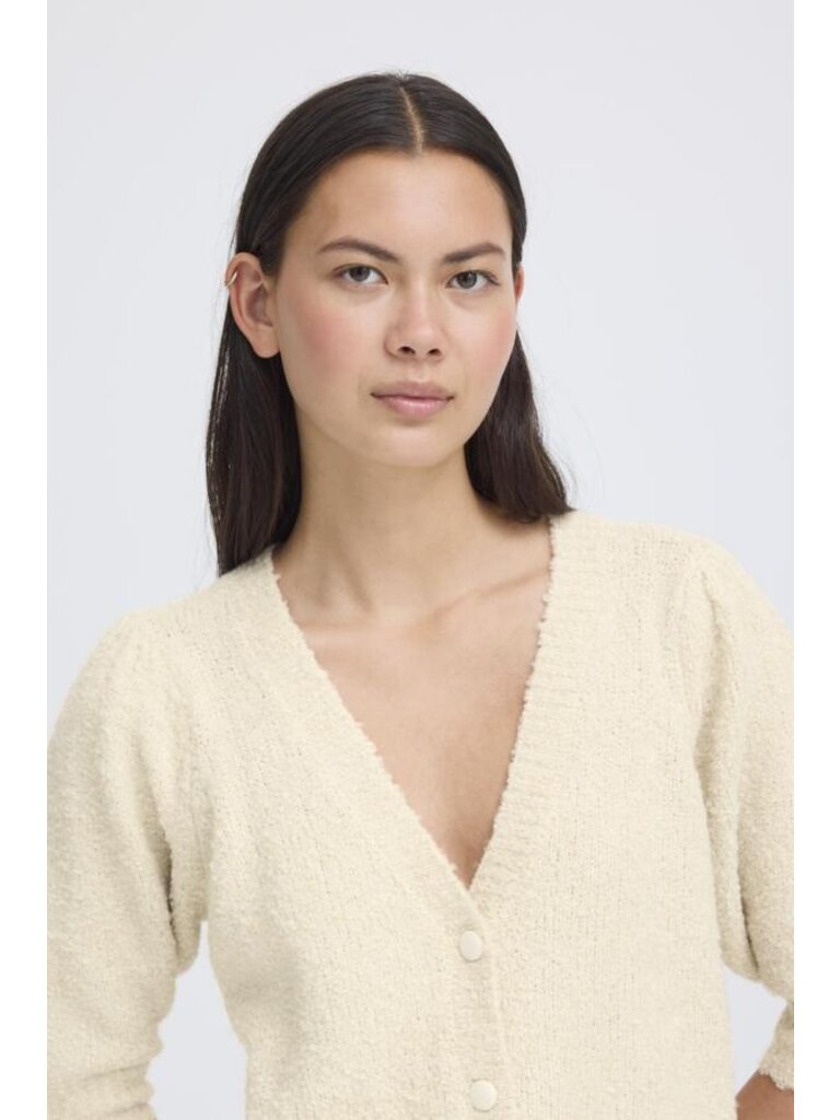 ICHI Creamy Knit Cardi