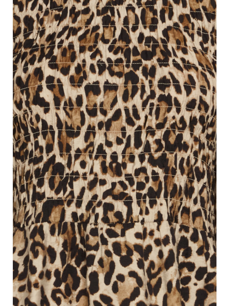 B. Young Smocked Leopard Top