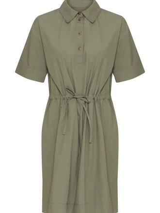 Fransa Olive Shift Dress