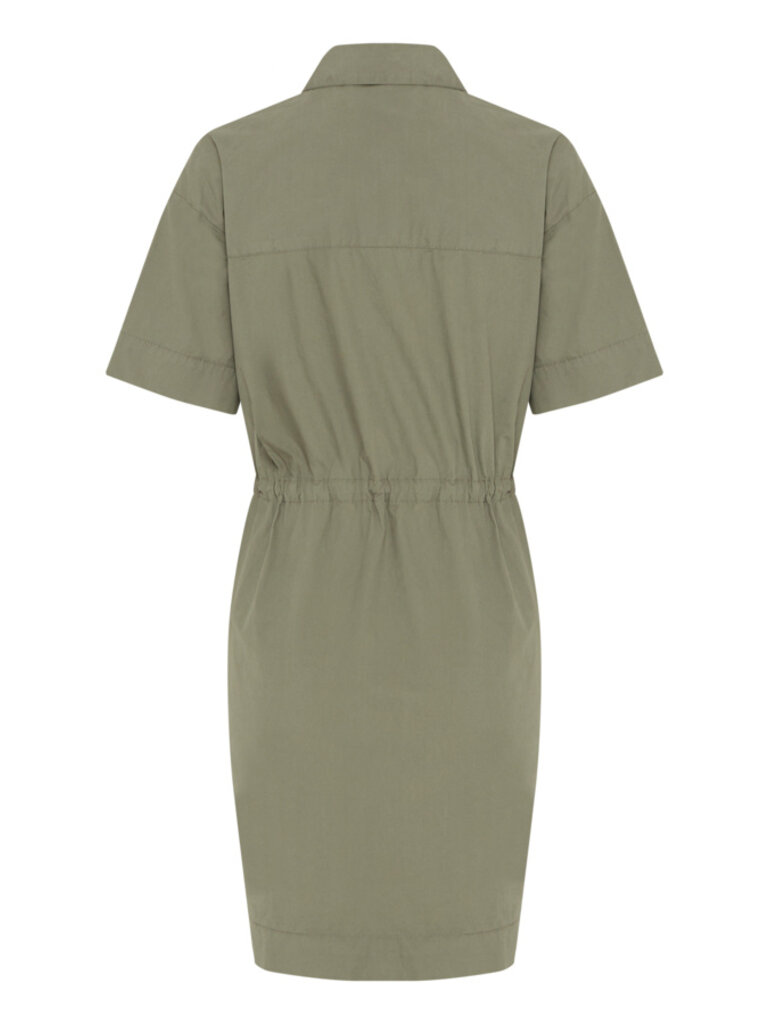 Fransa Soft Olive Shift Dress