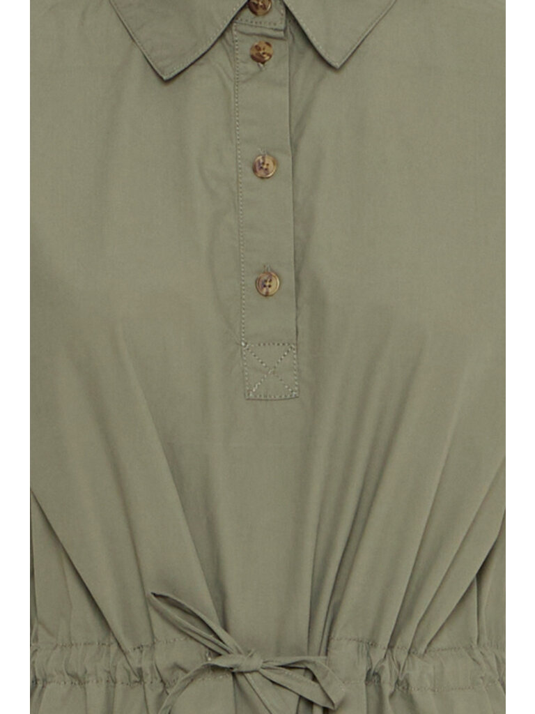 Fransa Soft Olive Shift Dress