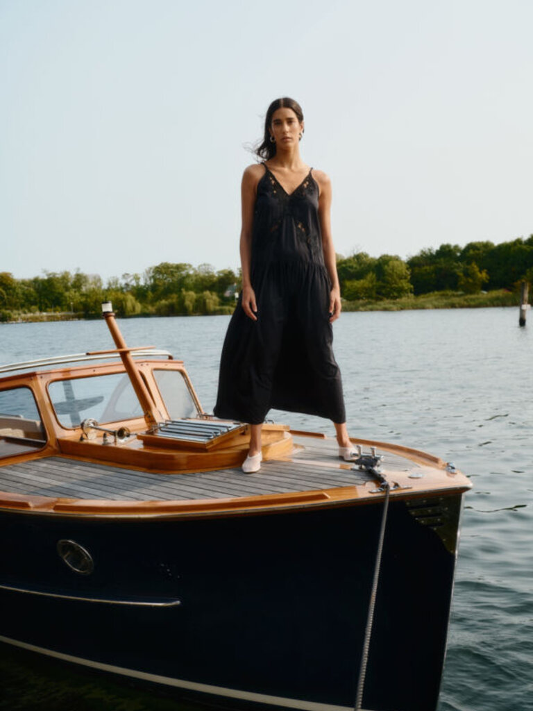 Soaked In Luxury Crochet Cut Out Midi