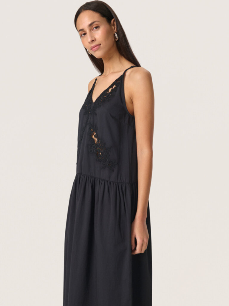 Soaked In Luxury Crochet Cut Out Midi