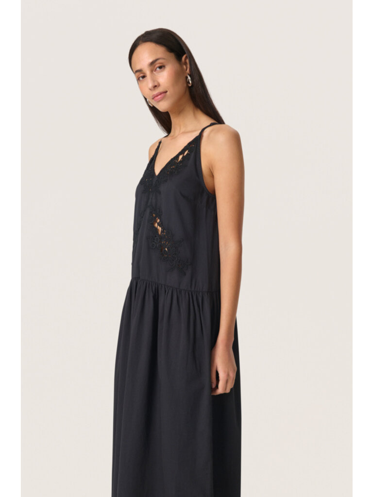 Soaked In Luxury Crochet Cut Out Midi
