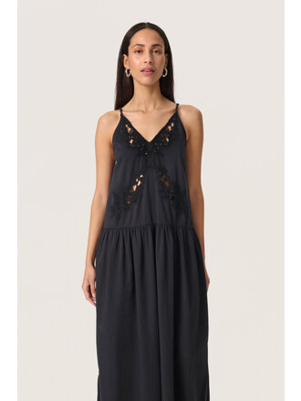 Soaked In Luxury Crochet Cut Out Midi