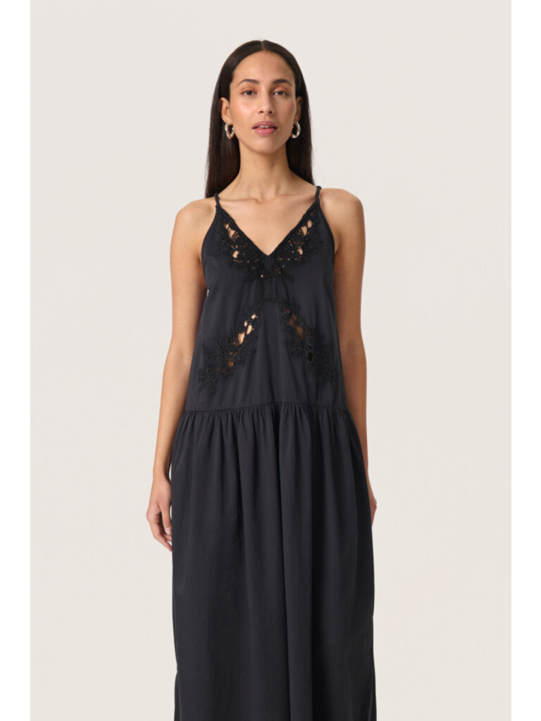 Soaked In Luxury Crochet Cut Out Midi