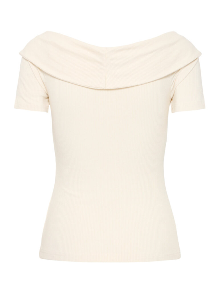 ICHI Cream Twist Top