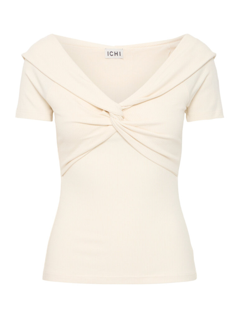 ICHI Cream Twist Top