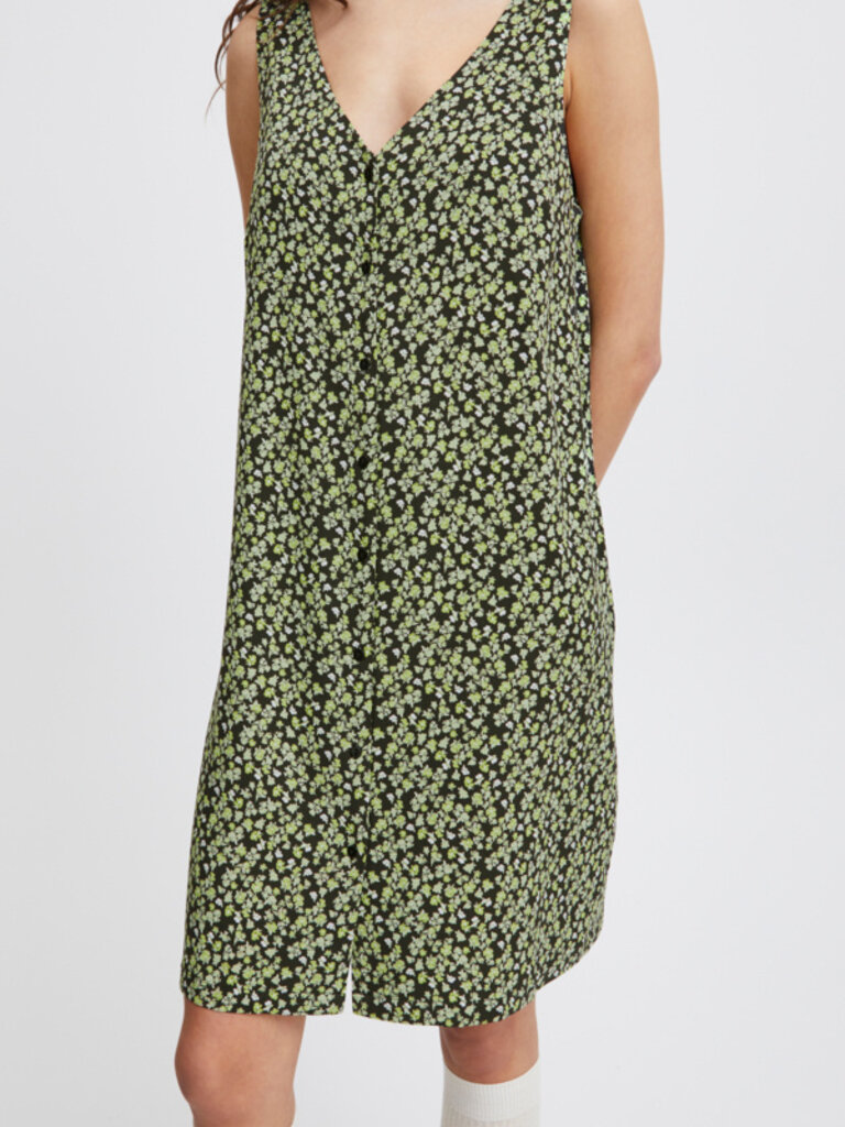 ICHI Lime Floral Mini