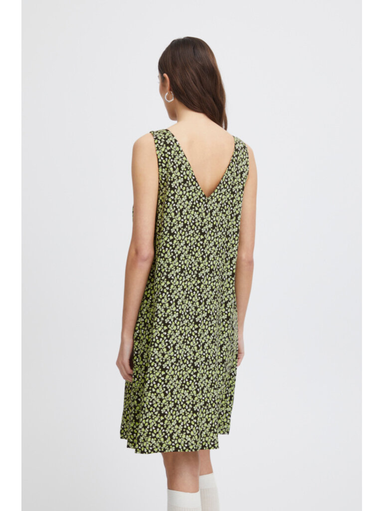 ICHI Lime Floral Mini