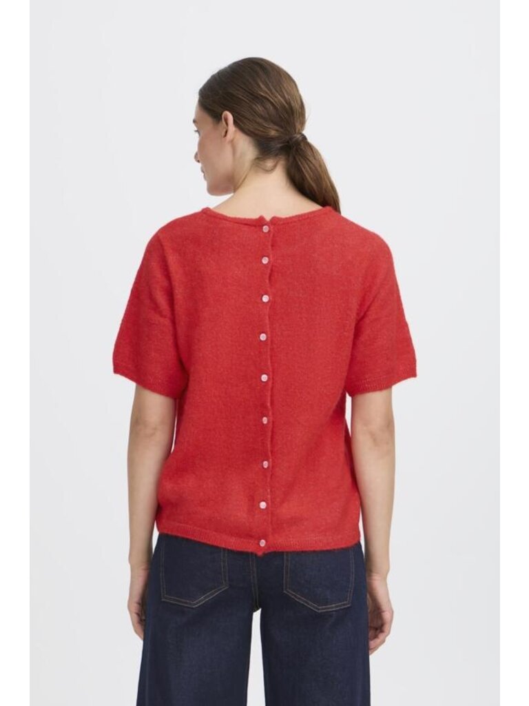 ICHI Fiery Red Sweater