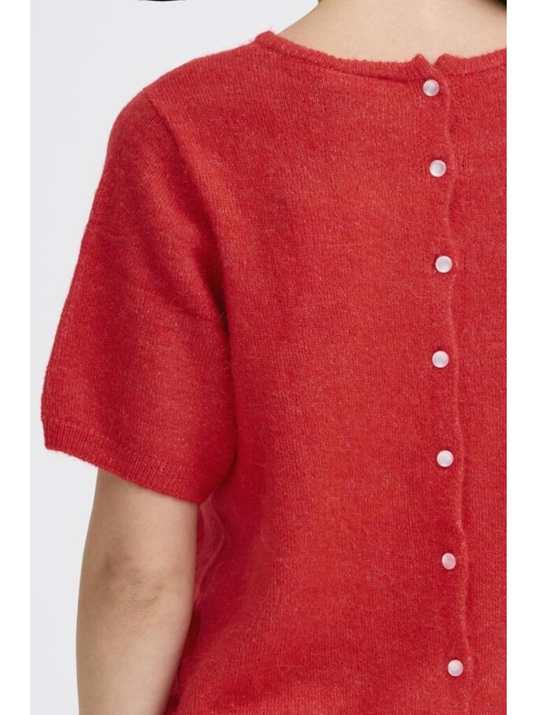 ICHI Fiery Red Sweater