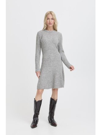 B. Young Grey Rib Knit Mini