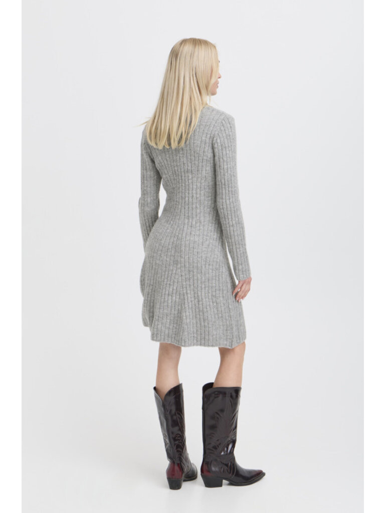 B. Young Grey Rib Knit Mini