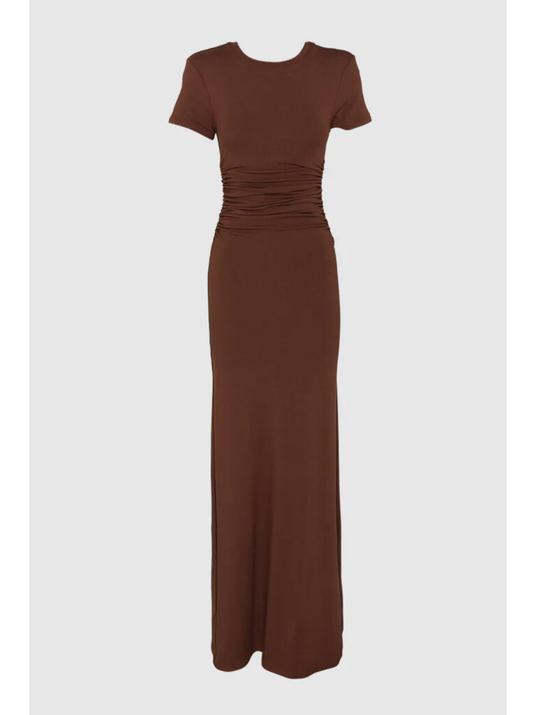 Madison The Label Fitted Brown Midi