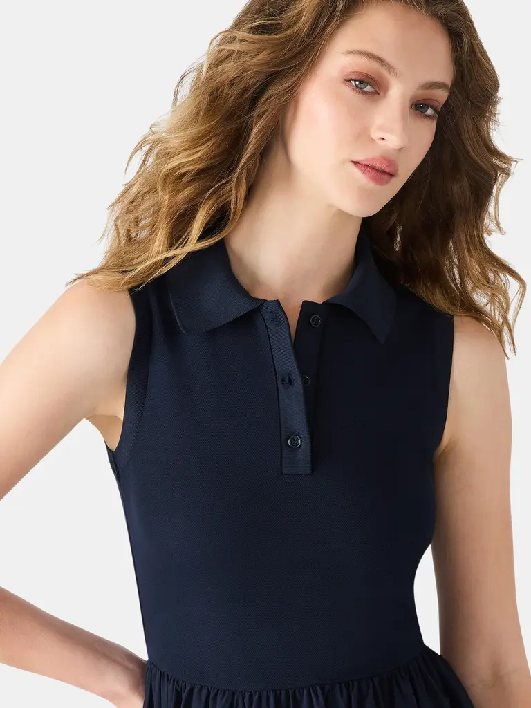 Steve Madden Navy Polo Dress