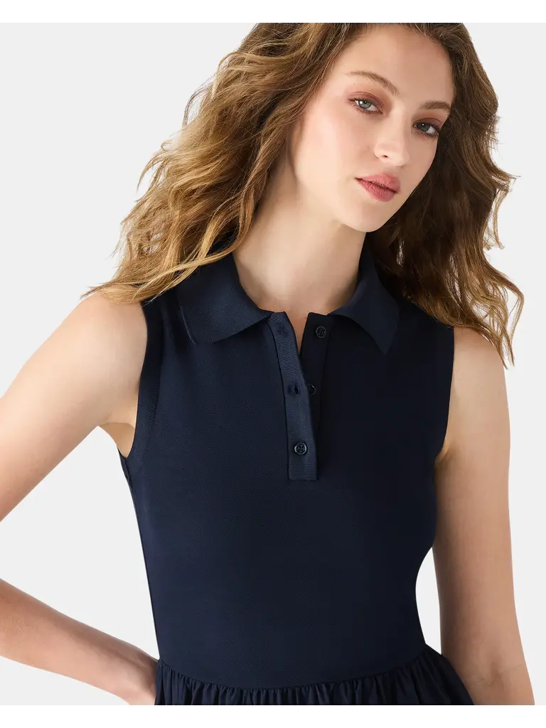 Steve Madden Navy Polo Dress