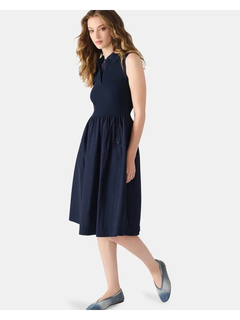 Steve Madden Navy Polo Dress