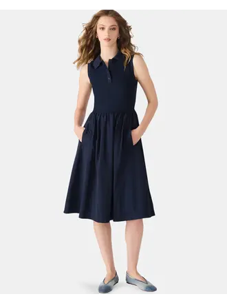 Steve Madden Navy Polo Dress
