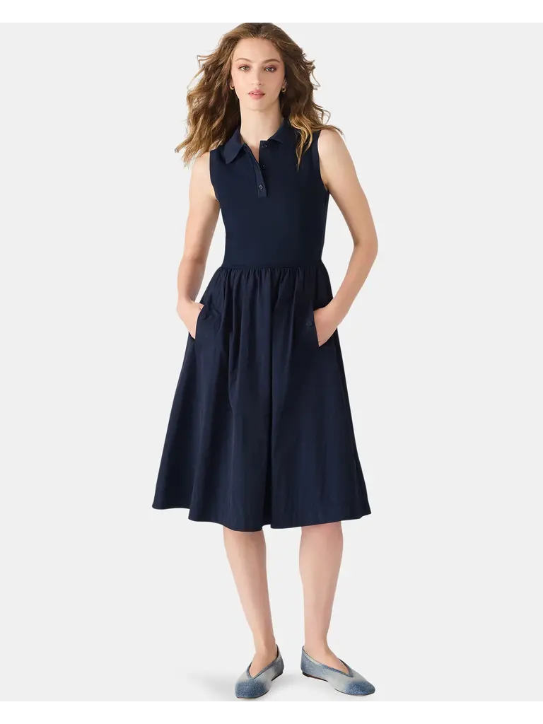 Steve Madden Navy Polo Dress
