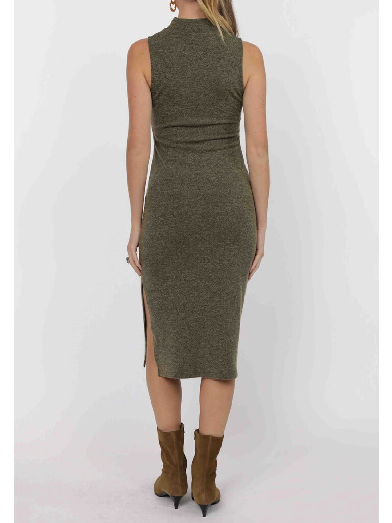 Sage The Label Knitted Olive Midi