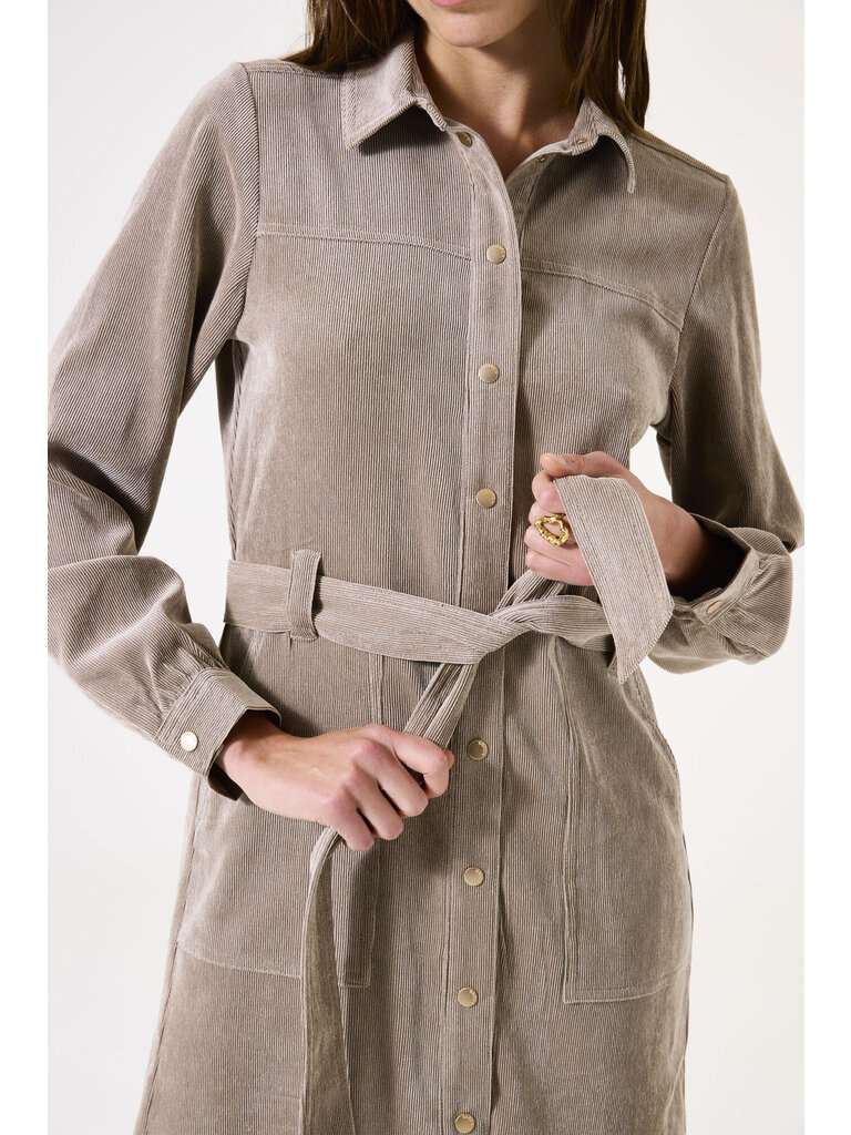 Garcia Creamy Cord Dress