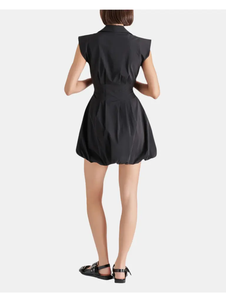 Steve Madden Black Zip Front Dress