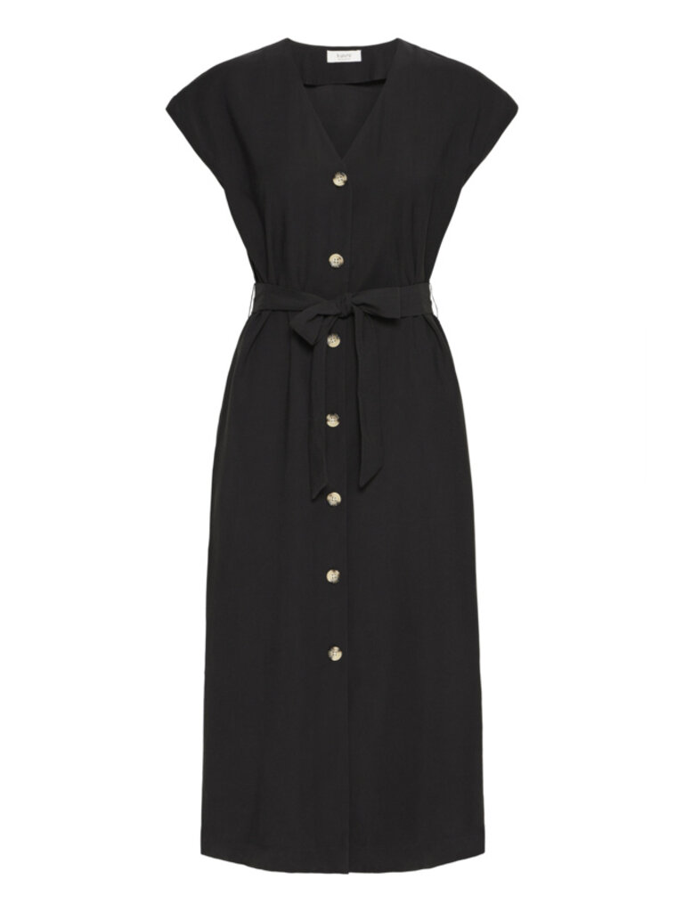 B. Young Button Up Black Midi