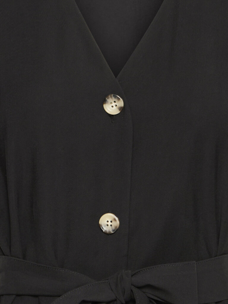 B. Young Button Up Black Midi